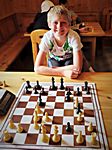 Abzugsschach: f3-f2#: Ein König ist jedenfalls matt!