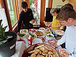 Stärkung am Buffet